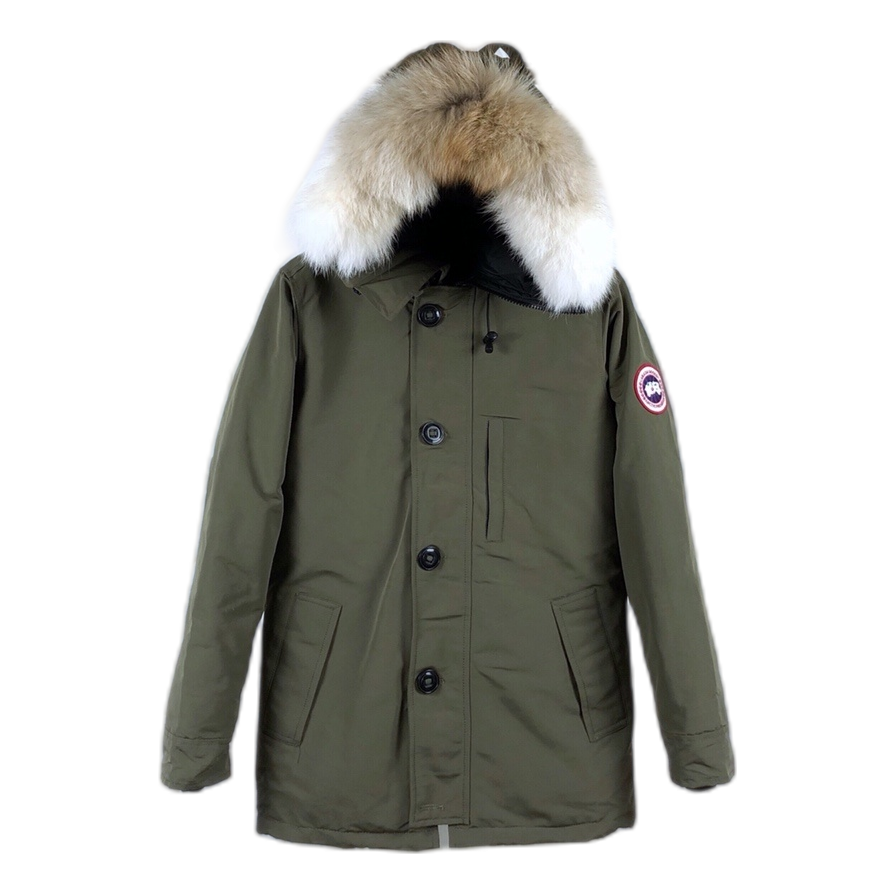 Canada Goose Chateau Fur-Trim Down Parka - Military Green