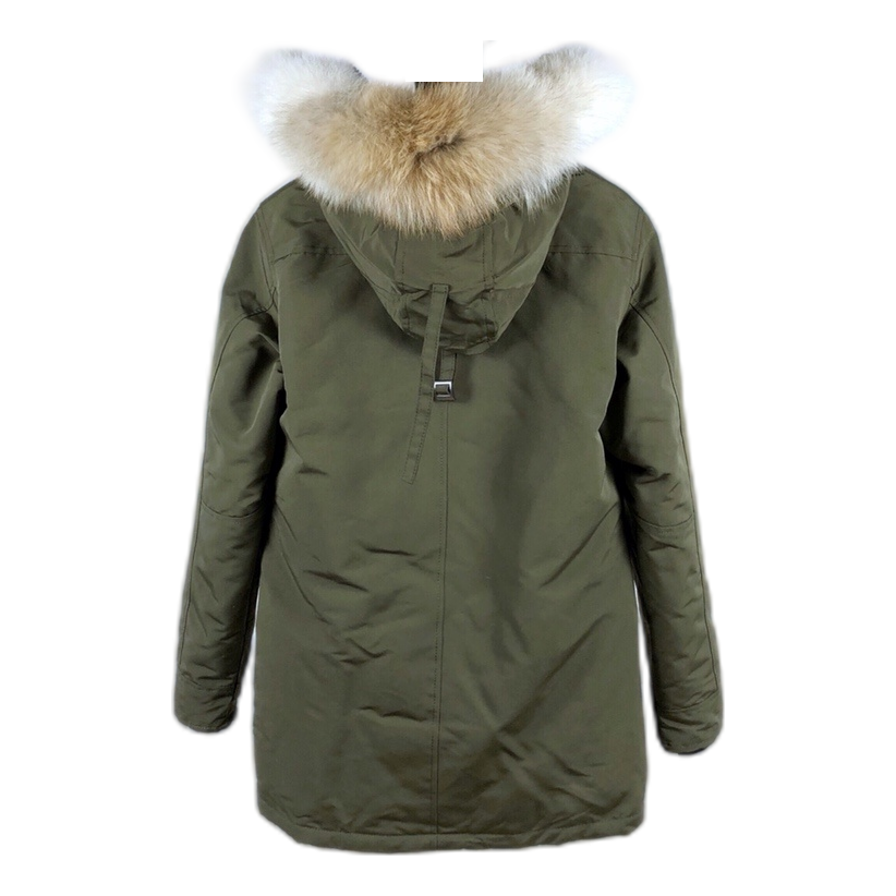 Canada Goose Chateau Fur-Trim Down Parka - Military Green
