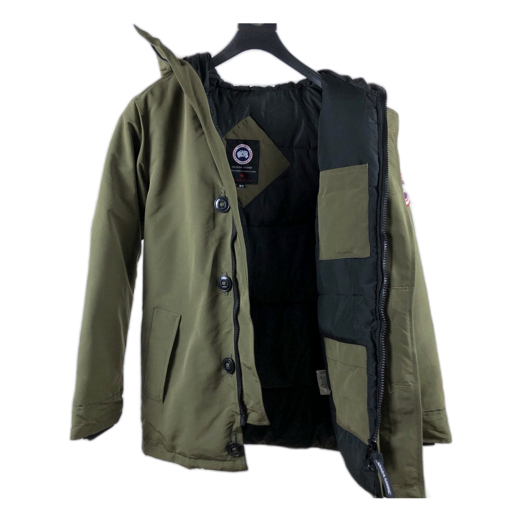 Canada Goose Chateau Fur-Trim Down Parka - Military Green