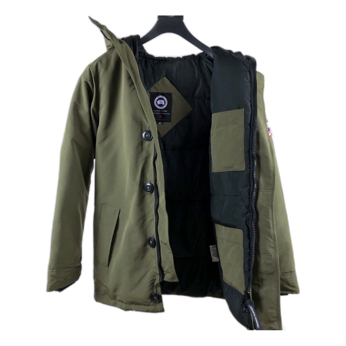 Canada Goose Chateau Fur-Trim Down Parka - Military Green
