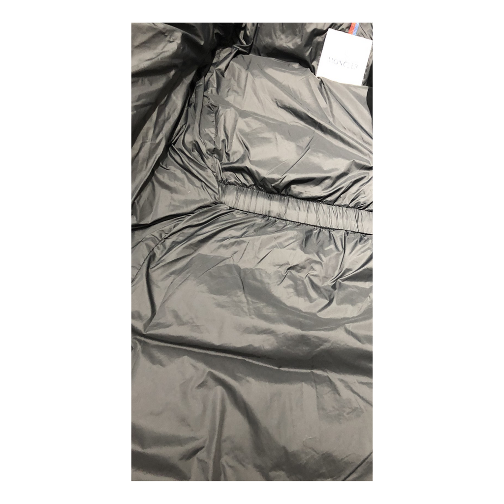 Moncler Four-Pocket Fur-Trim Long Down Coat - Black