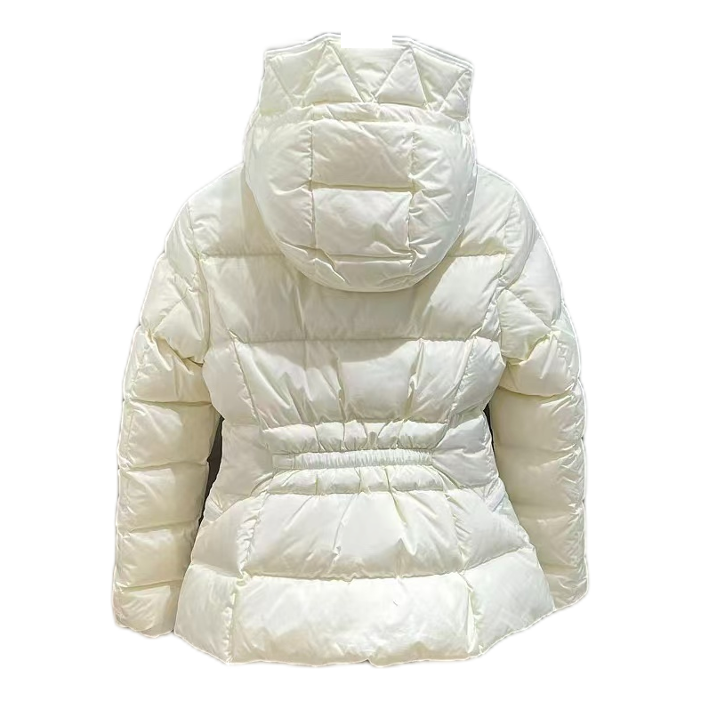 Moncler Drawstring-Hood Fitted Down Jacket