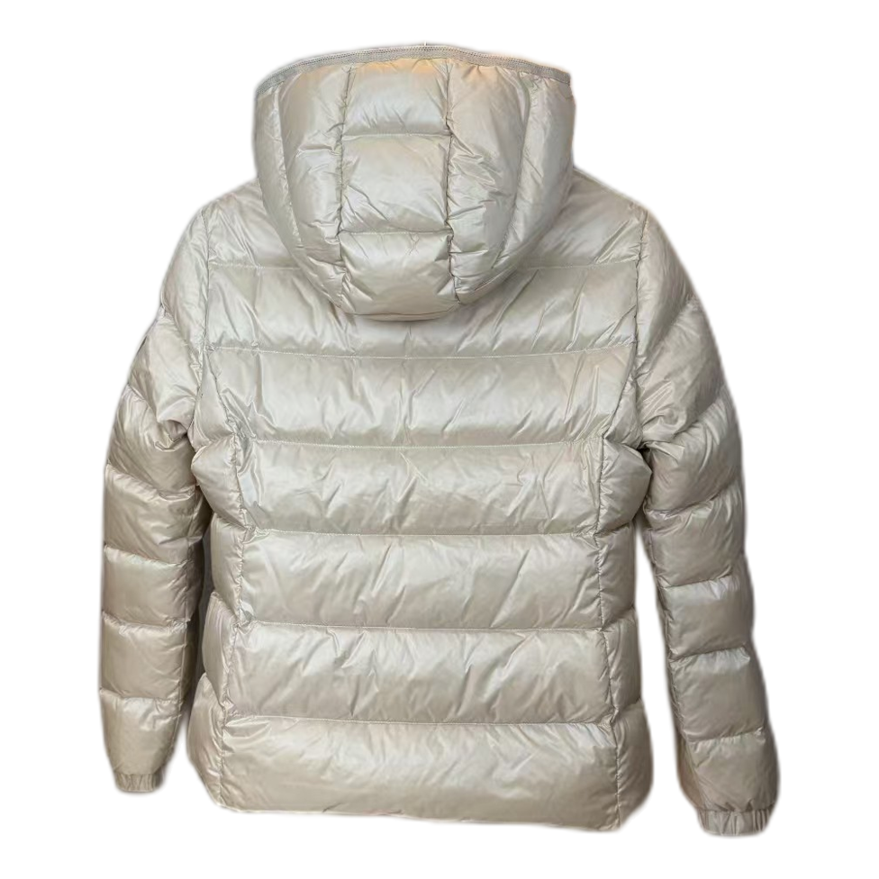 Moncler Gles Glossy Hooded Down Jacket