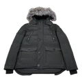Moose Knuckles Four-Pocket Fur-Trim Hooded Down Jacket