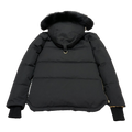 Moose Knuckles Gold 3Q Fur-Trim Hooded Down Jacket - Black