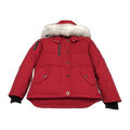 Moose Knuckles Women's Shearling-Trim 3Q Jacket - Navy