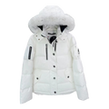 Moose Knuckles Chest-Zip Fur-Trim Hooded Down Jacket