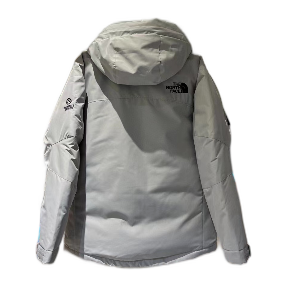 The North Face Himalayan Down Parka, Grey & White
