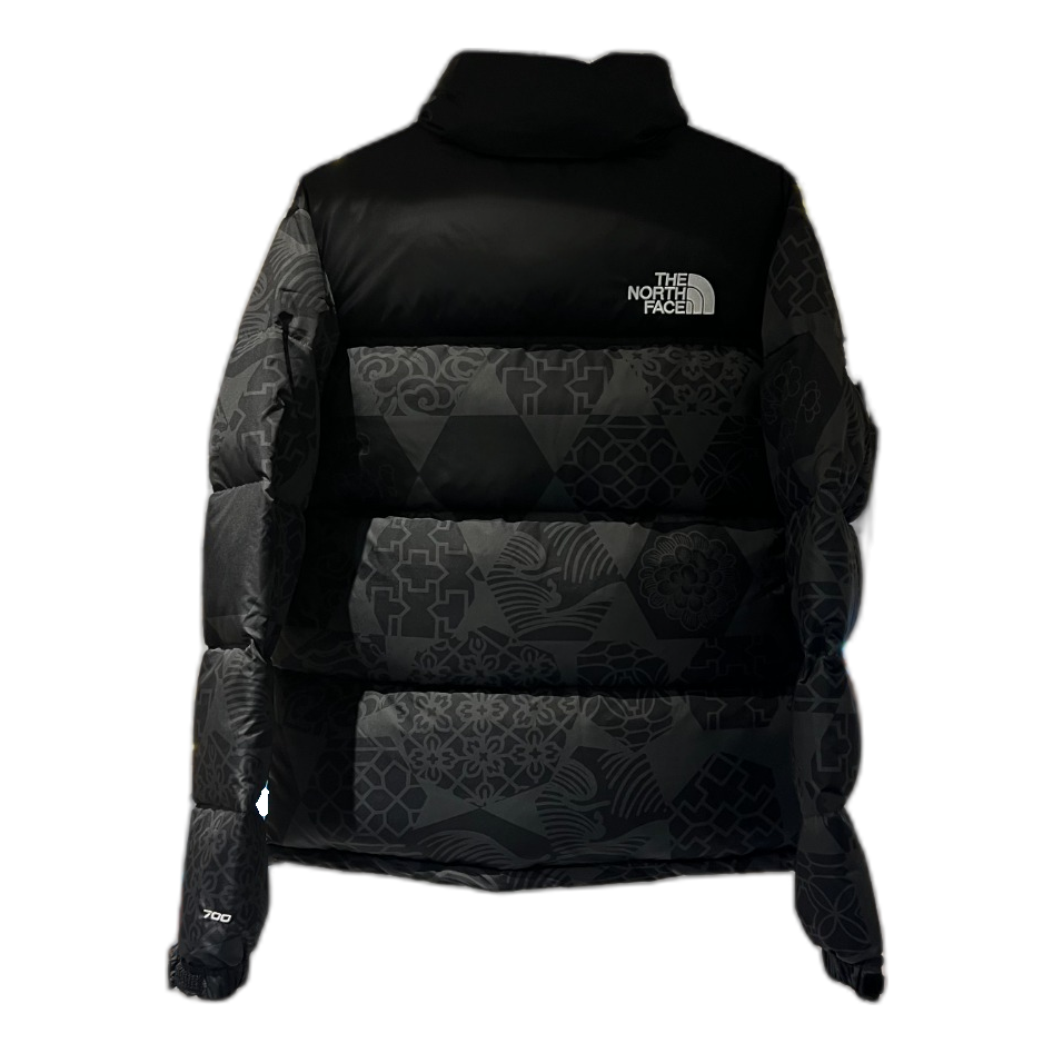 The North Face 1996 Nuptse Patterned Down Jacket - Black
