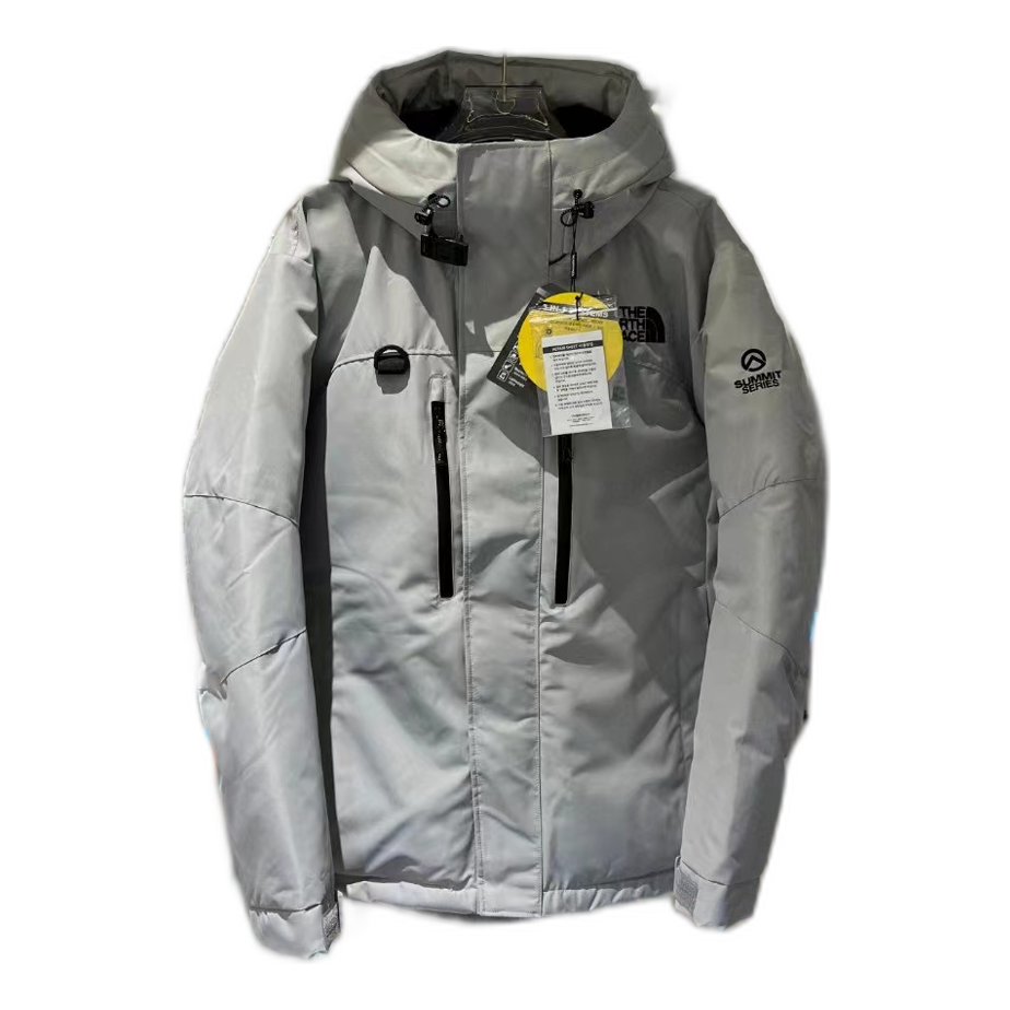 The North Face Himalayan Down Parka, Grey & White
